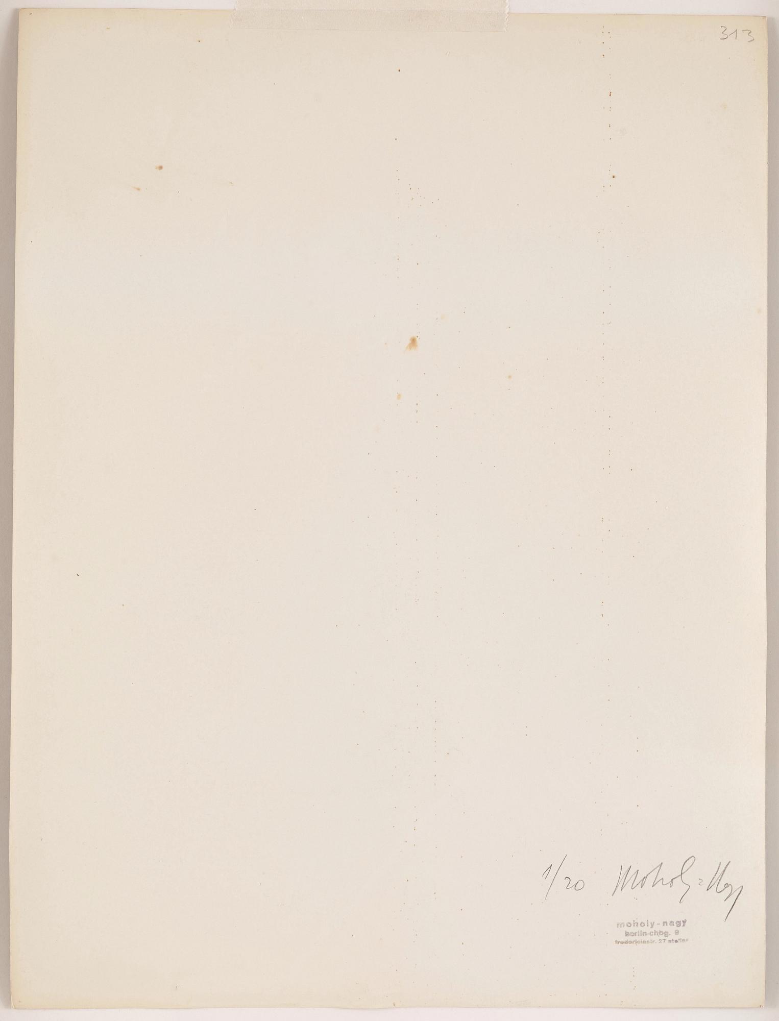 László Moholy-Nagy, Untitled (FGM206), 1925-28.