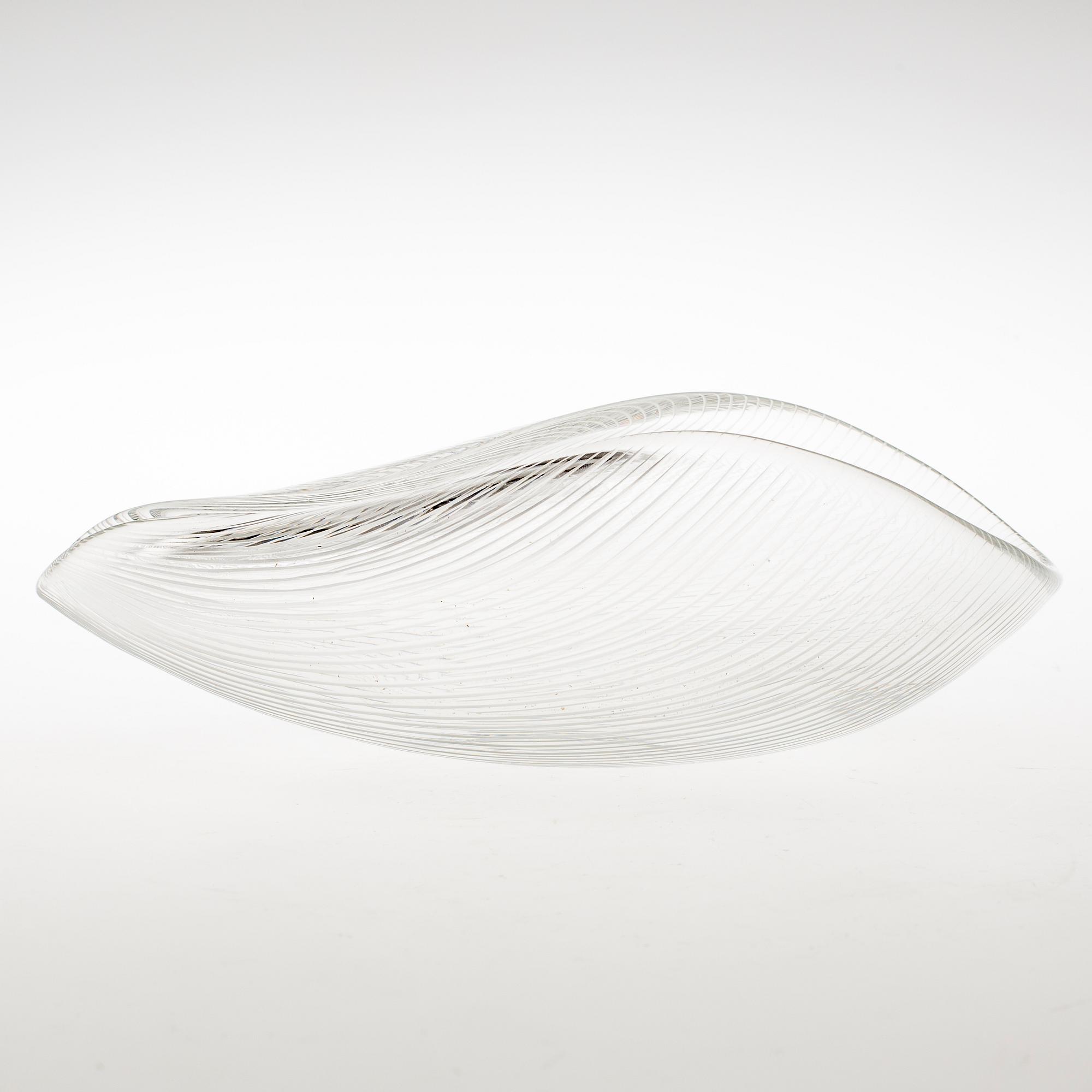 SKÅL, glas, Tapio Wirkkala, Iittala, signerad -94.