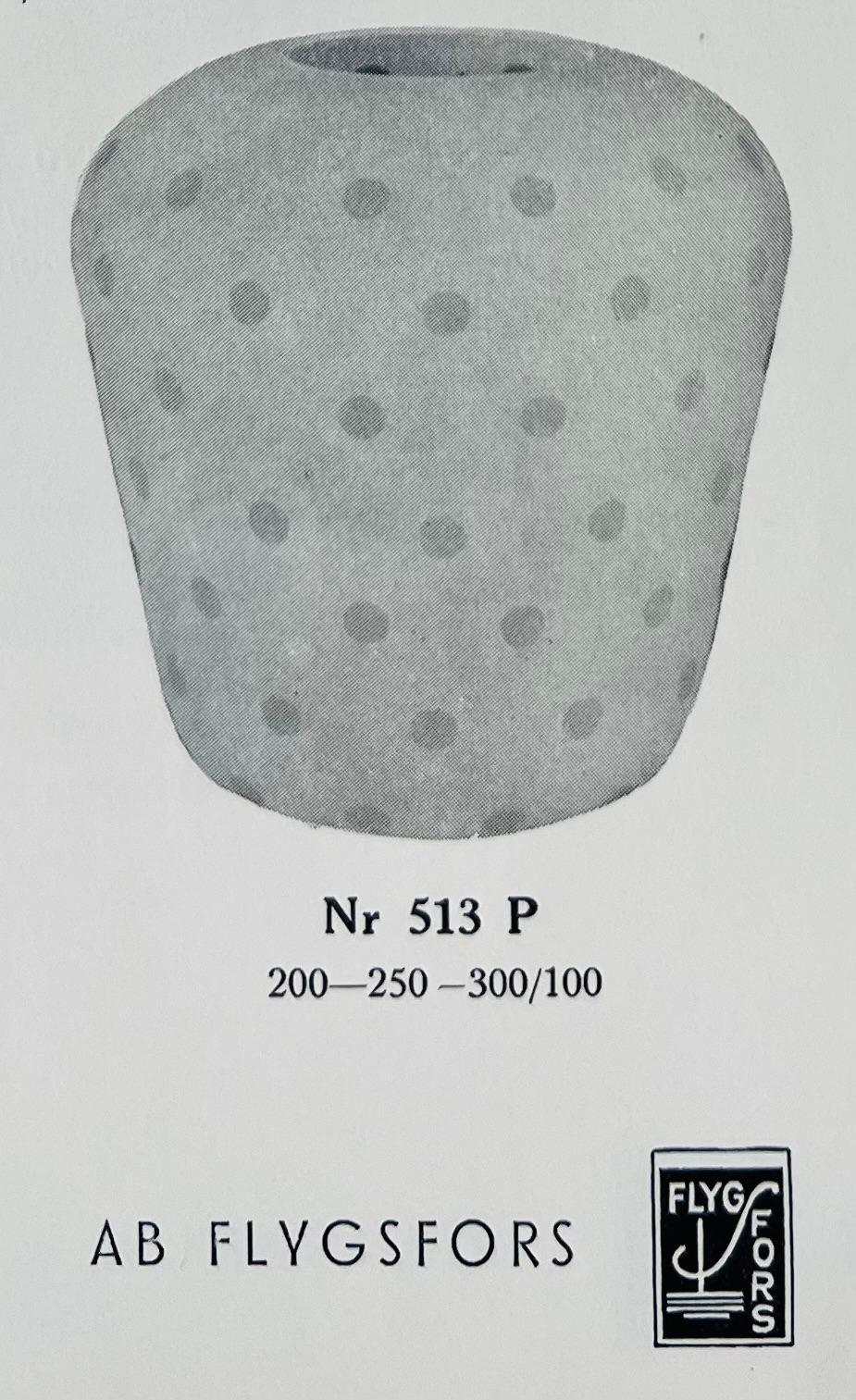 Flygsfors Glasbruk, ceiling lamp, a version of model '51334/513 P', 1940s/50s.