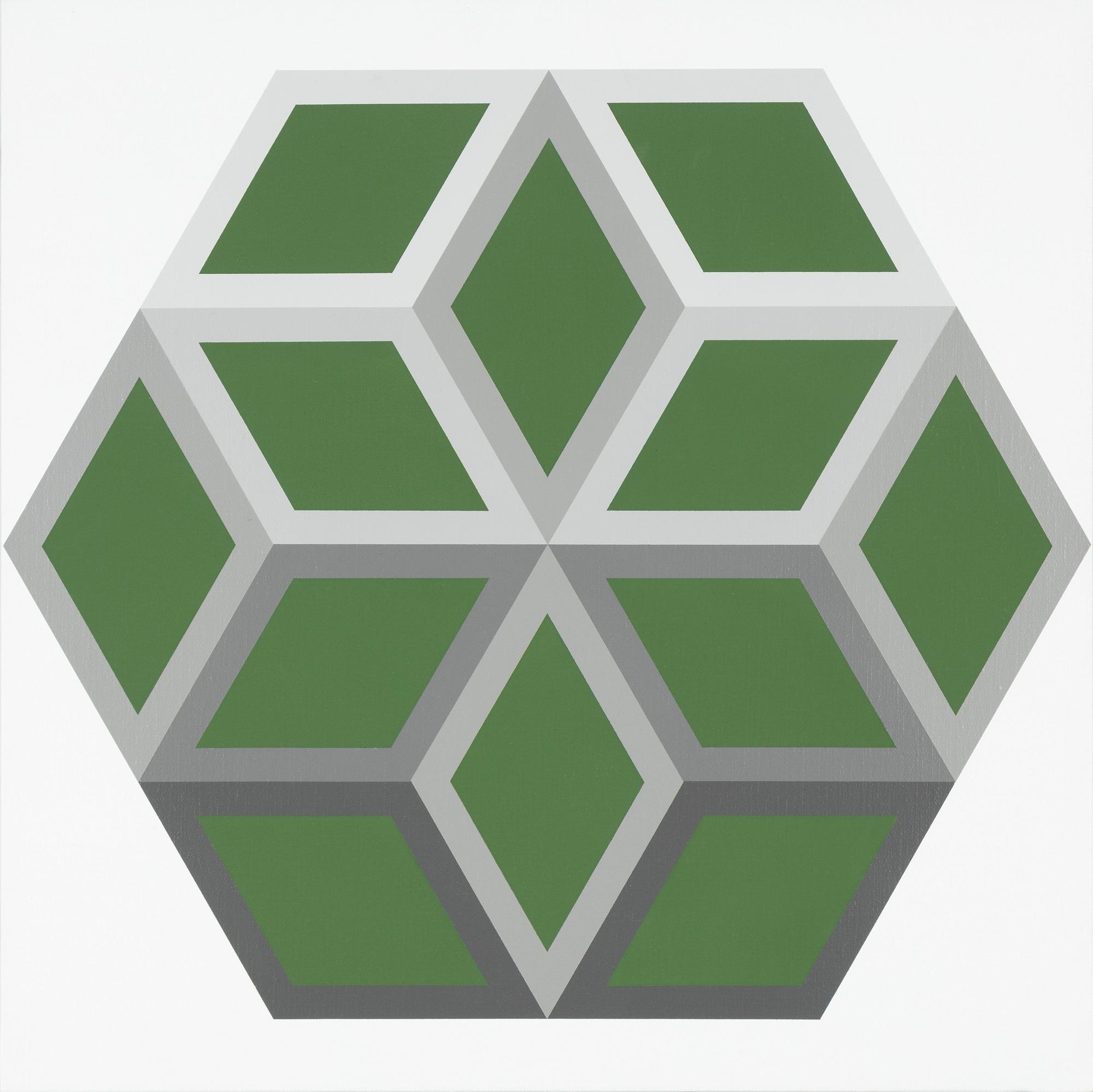 John-Erik Göransson, akryl på duk, signerad a tergo.