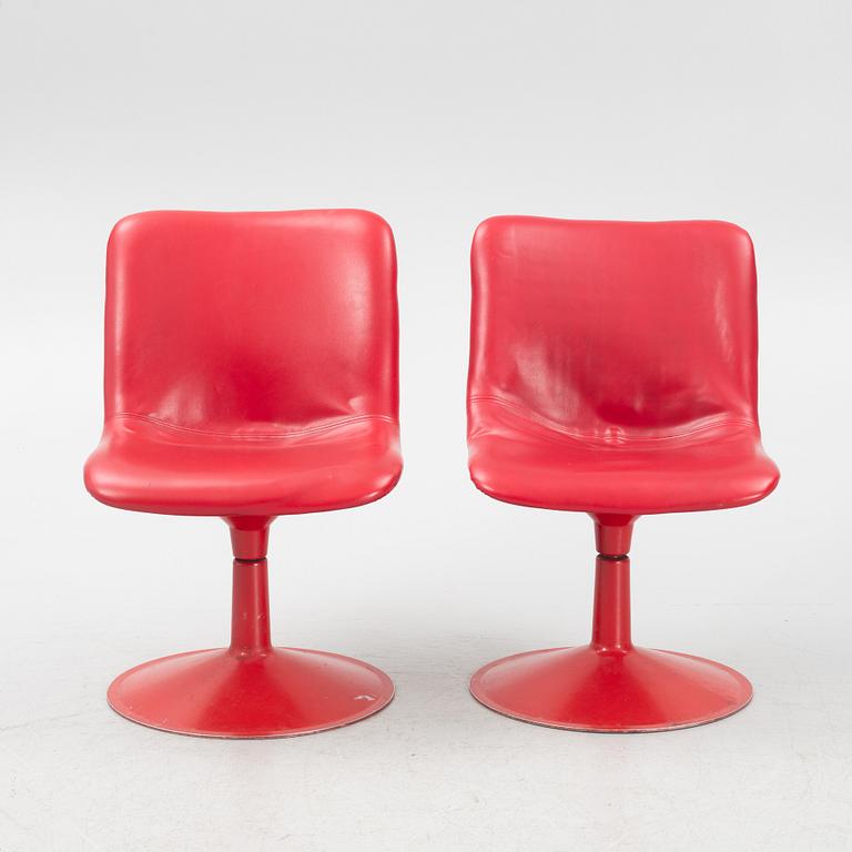 Yrjö Kukkapuro, a pair of "Saturnus" chairs, Hiami, Finland, 1970's.