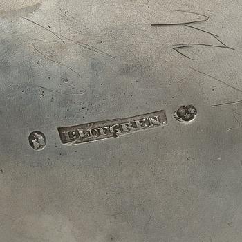 Bägare, silver, Lars Löfgren Hudiksvall (1797-1853).
