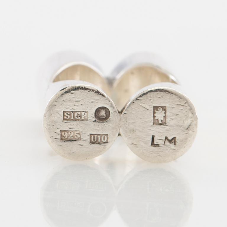 Sigurd Persson, maker's mark Lars Munkhammar, Ring of silver with gold plating, Stockholm 1994.
