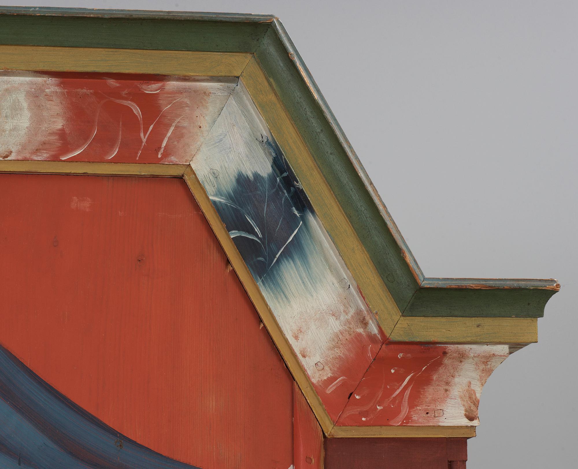 SKÅP, allmoge, Jämtland, bär datering 1812.