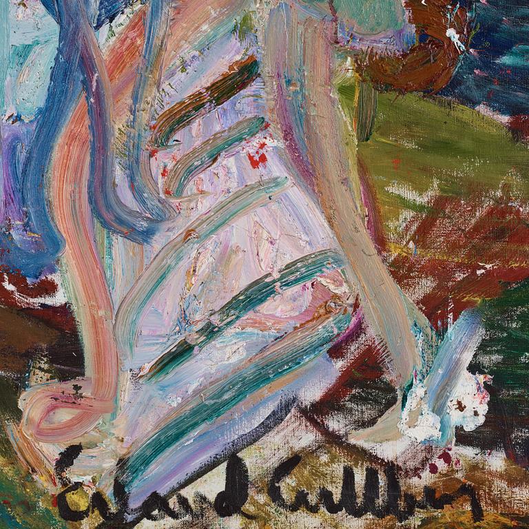 Erland Cullberg, oil on canvas, signed Erland Cullberg.