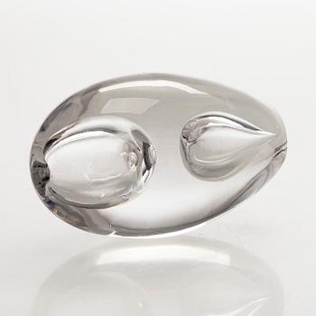 Timo Sarpaneva, a 'Teardrop' glass sculpture, model 3575, signed Timo Sarpaneva Iittala.