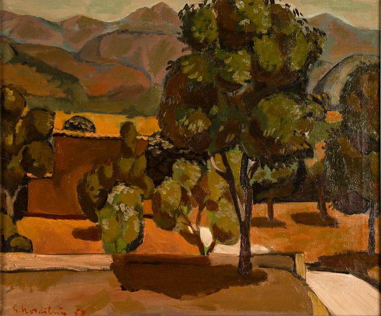 Gerhard Nordström, French landscape.