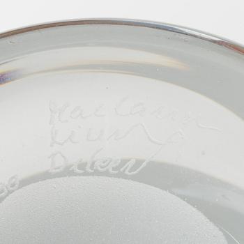 Marianne Lindberg De Geer, a glass vase, Kosta Boda, ed. 8/30.