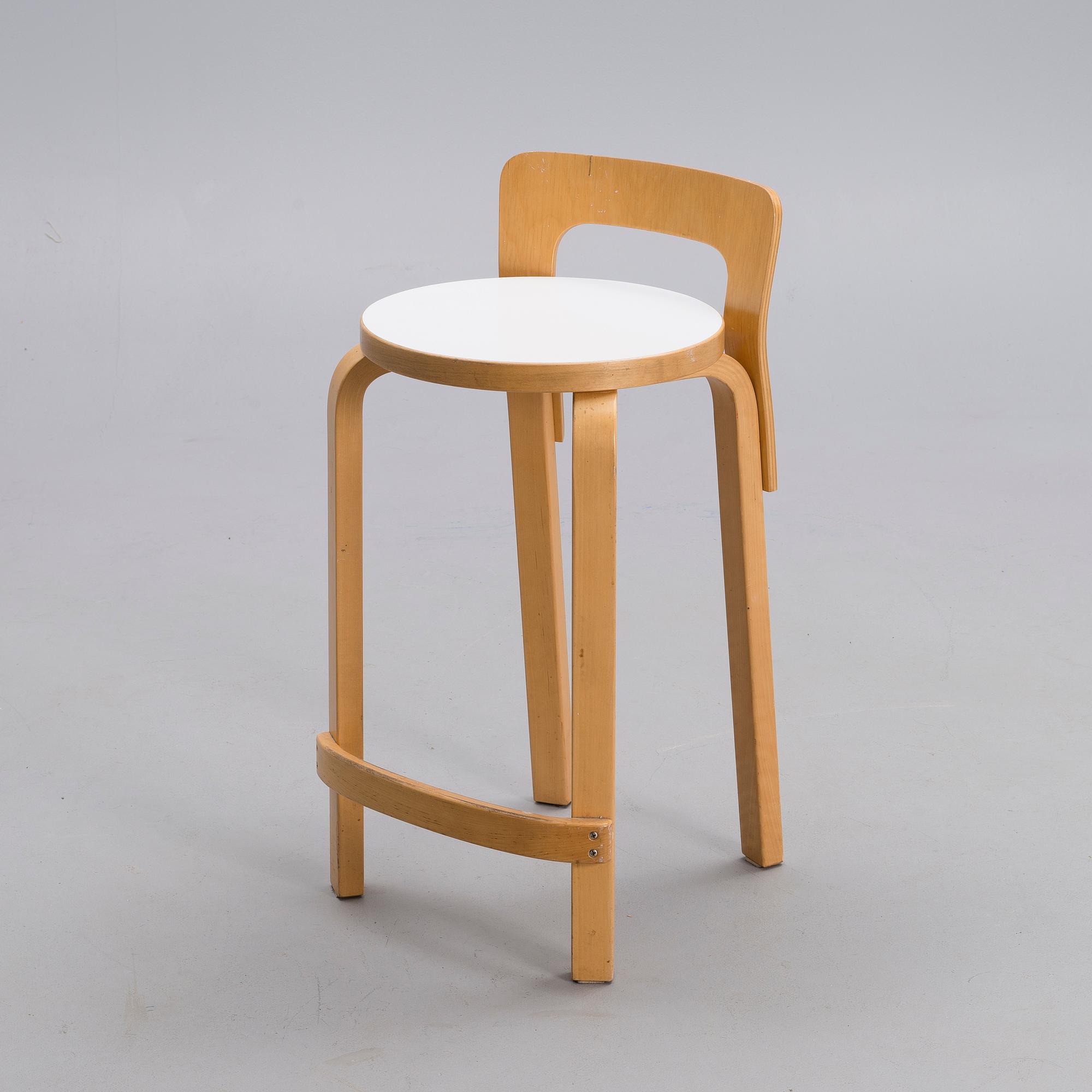 ALVAR AALTO, baarijakkara, malli K 65, Artek, 1900-luvun loppu.