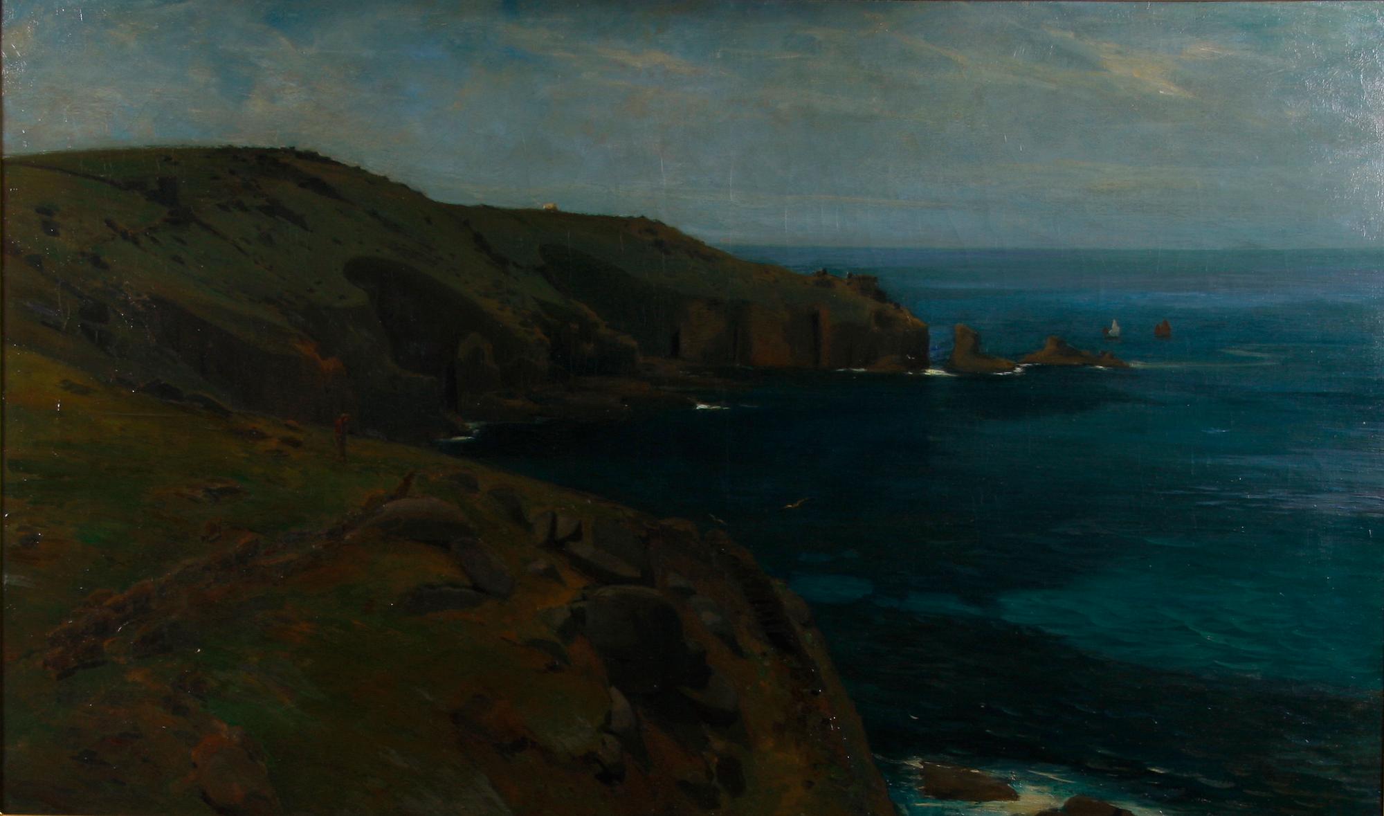OKÄND KONSTNÄR, olja på duk, England, 1800-tal.
