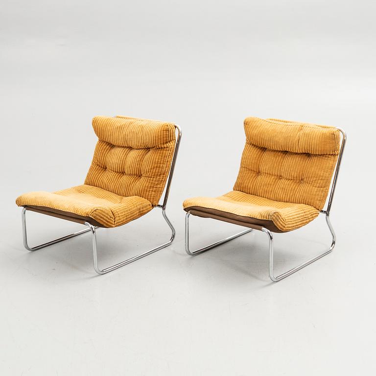 Fåtöljer, ett par, 1970-tal.