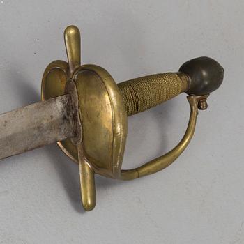 A copy after an early Swedish 18th century sword, circa 1920s.