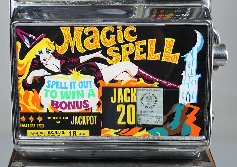 SPELAUTOMAT, sk kallad Enarmad Bandit, "Aristocrat Kingsway", 1900-talets andra hälft.