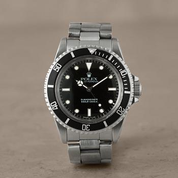 156. ROLEX, Oyster Perpetual, Submariner (660ft=200m, SWISS-T< 25), wristwatch, 39 mm,