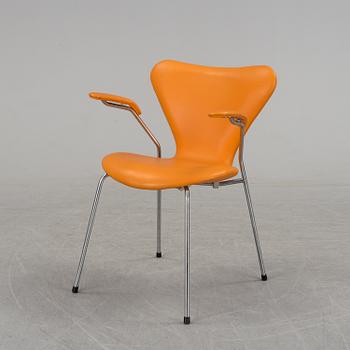 ARNE JACOBSEN, karmstol, "Sjuan", Fritz Hansen, Danmark,