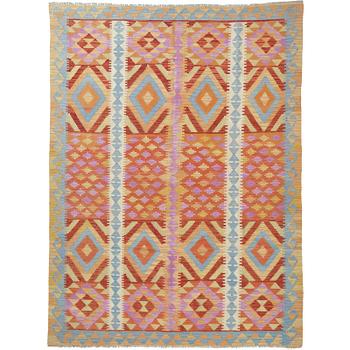 A rug, kilim, ca 250 x 187 cm.