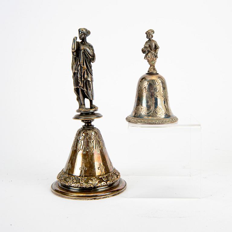 Two table bells from the first half of the 20th century.