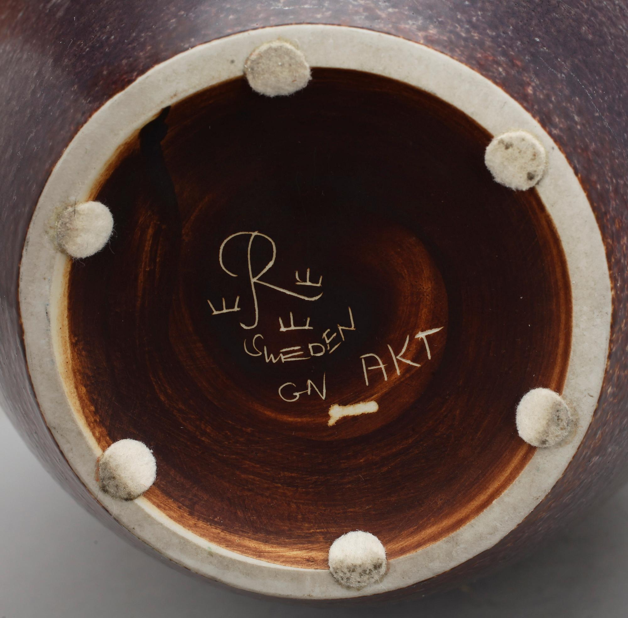 VAS, stengods, Gunnar Nylund, Rörstrand.