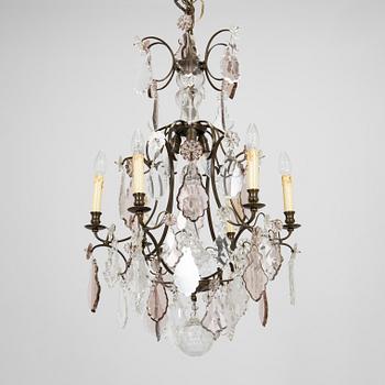 Chandelier, mid-20th century.