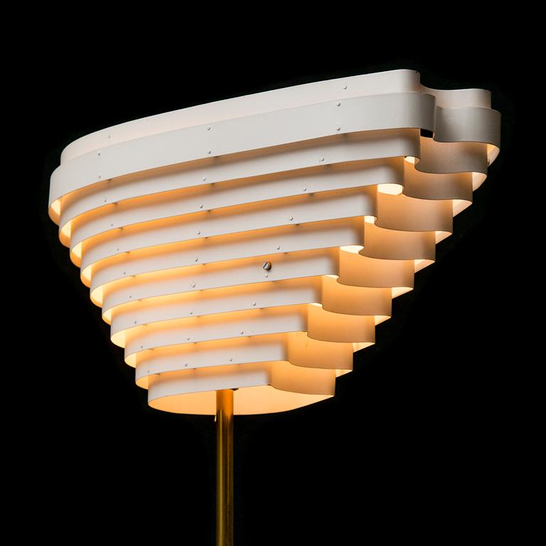 Alvar Aalto, A FLOOR LAMP, A 805 'Angel's Wing'. Manufactured by Valaistustyö.