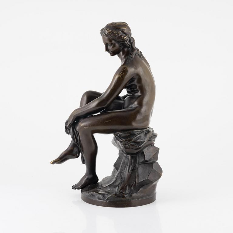 Étienne Maurice Falconet, after. Sculpture. Signed. Bronze, height 49 cm.