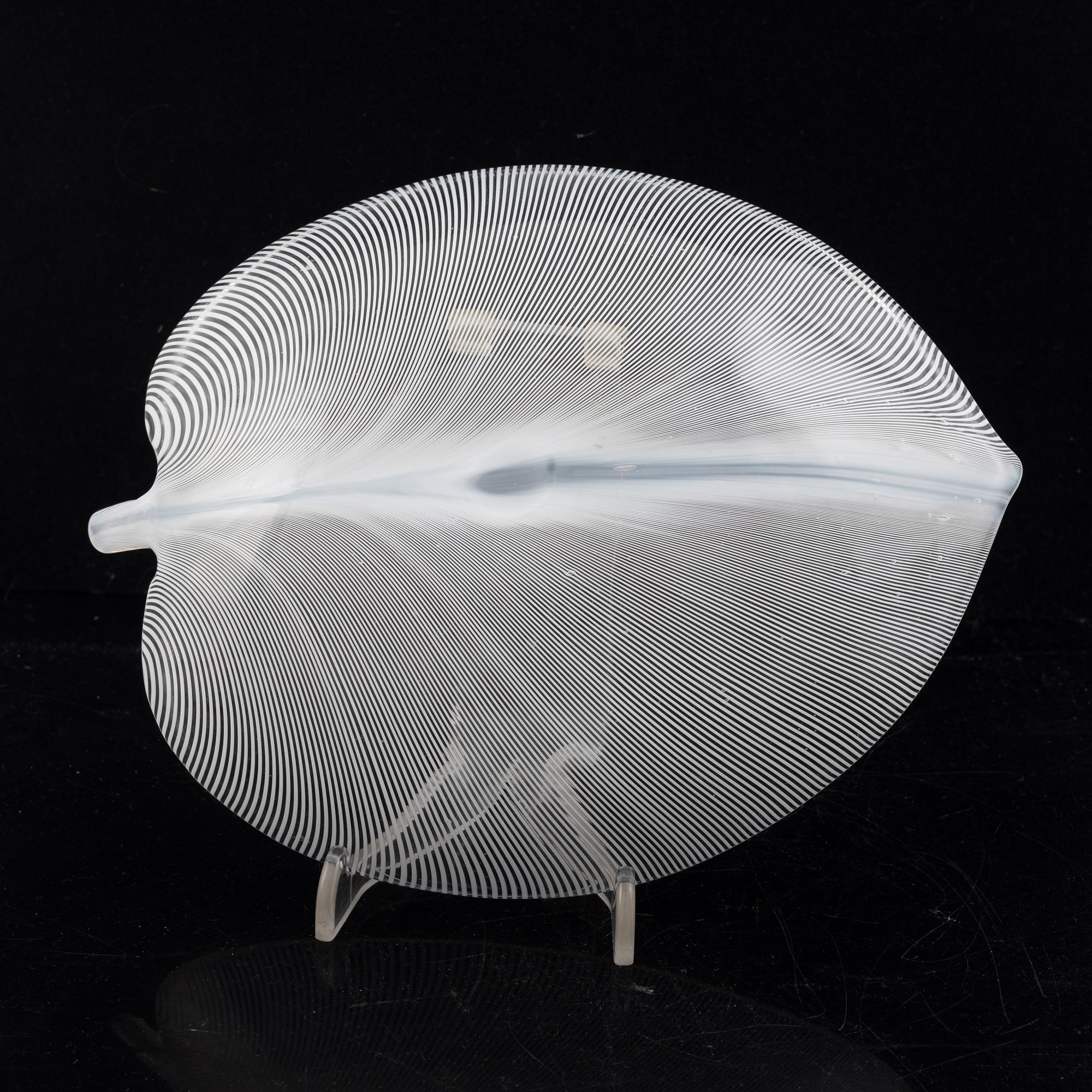 Tyra Lundgren, fat, glas, Venini, Murano, Italien.