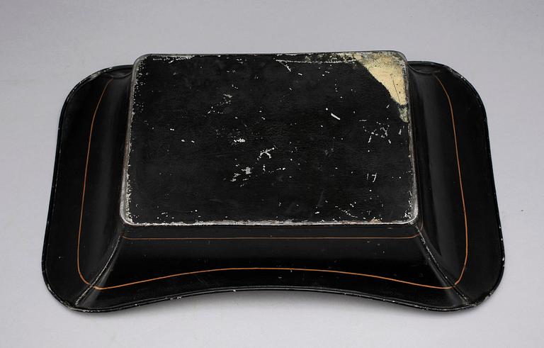 BRÖDKORG, plåt, empire, 1800-talets första hälft.