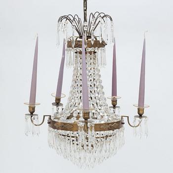 Chandelier, Gustavian style, 20th Century.