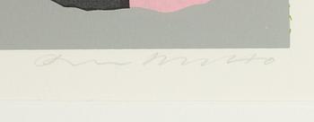 Roger Metto, screenprint in colours. Signed and numbered 17/100.