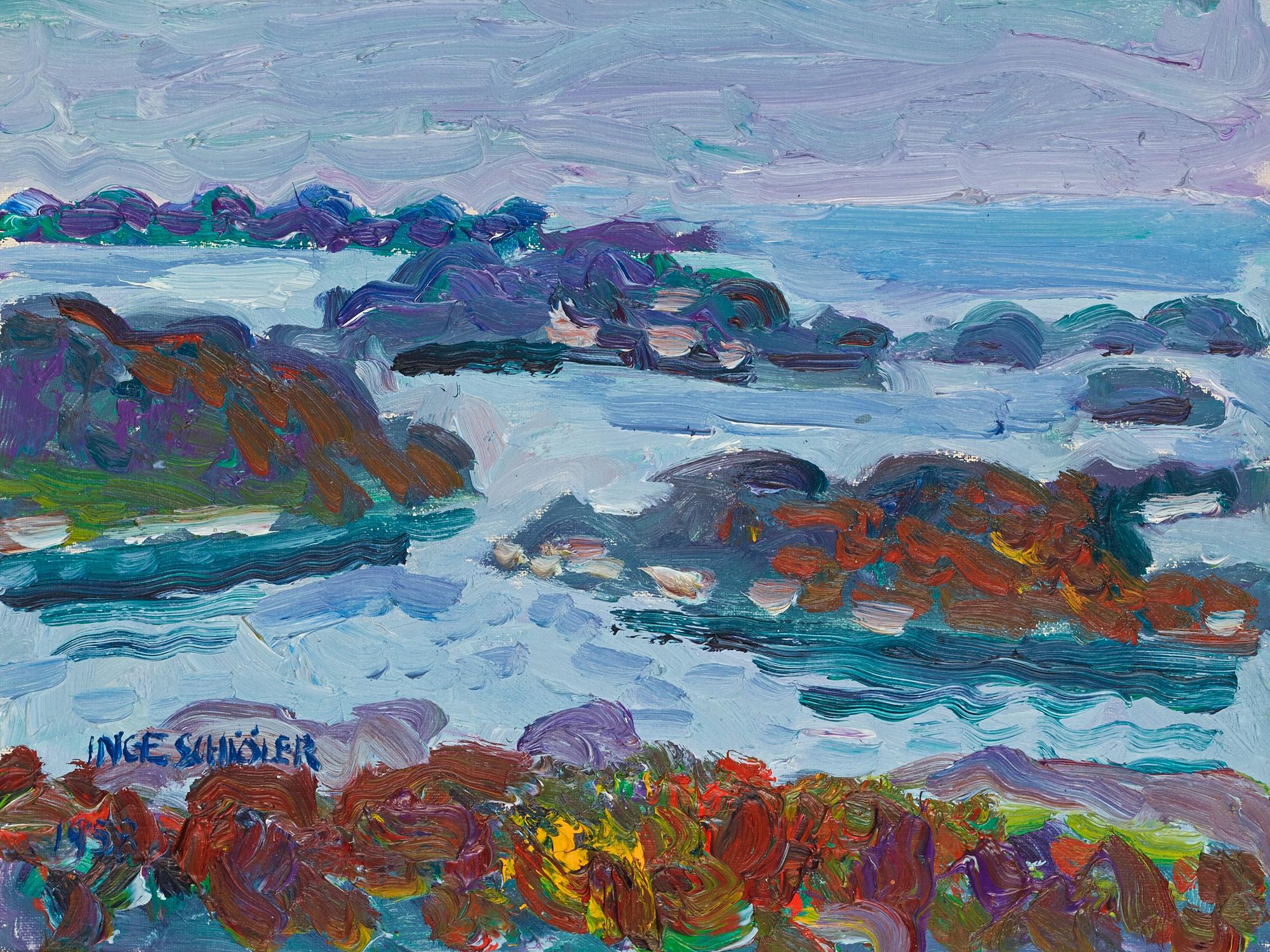 Inge Schiöler, "Mot havet".