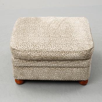 Josef Frank, a model 336 easy chair with ottoman, Svenskt Tenn.
