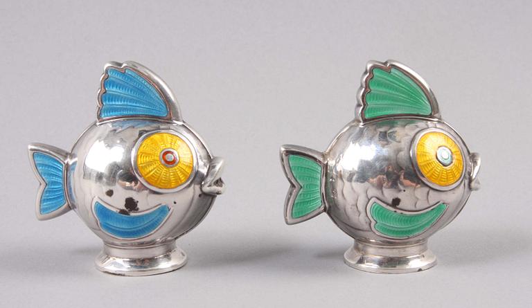 STRÖARE, ett par. Sterling, Meka Danmark.