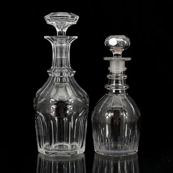 GLASSERVIS, 69 delar, glas, troligtvis Kosta 1900-talets första hälft.