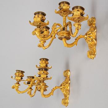 A pair of Empire wall-sconces.