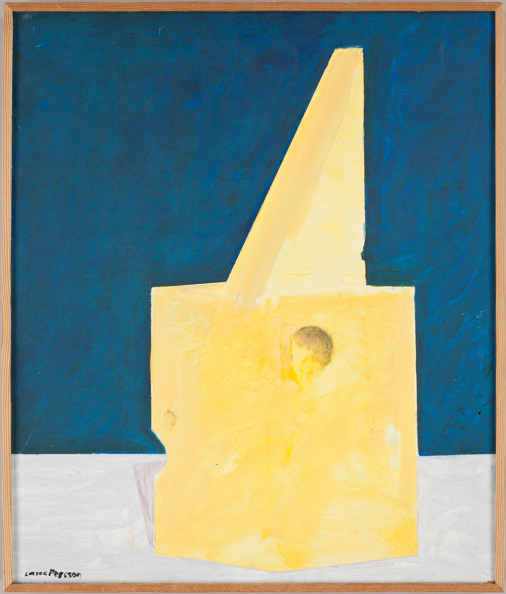 LASSE PERSSON, olja på pannå, sign.