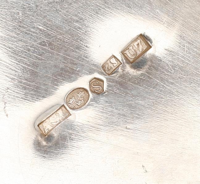 KAFFESERVIS, 4 del, silver, K Andersson, 1920-tal. Vikt ca 1542 g.