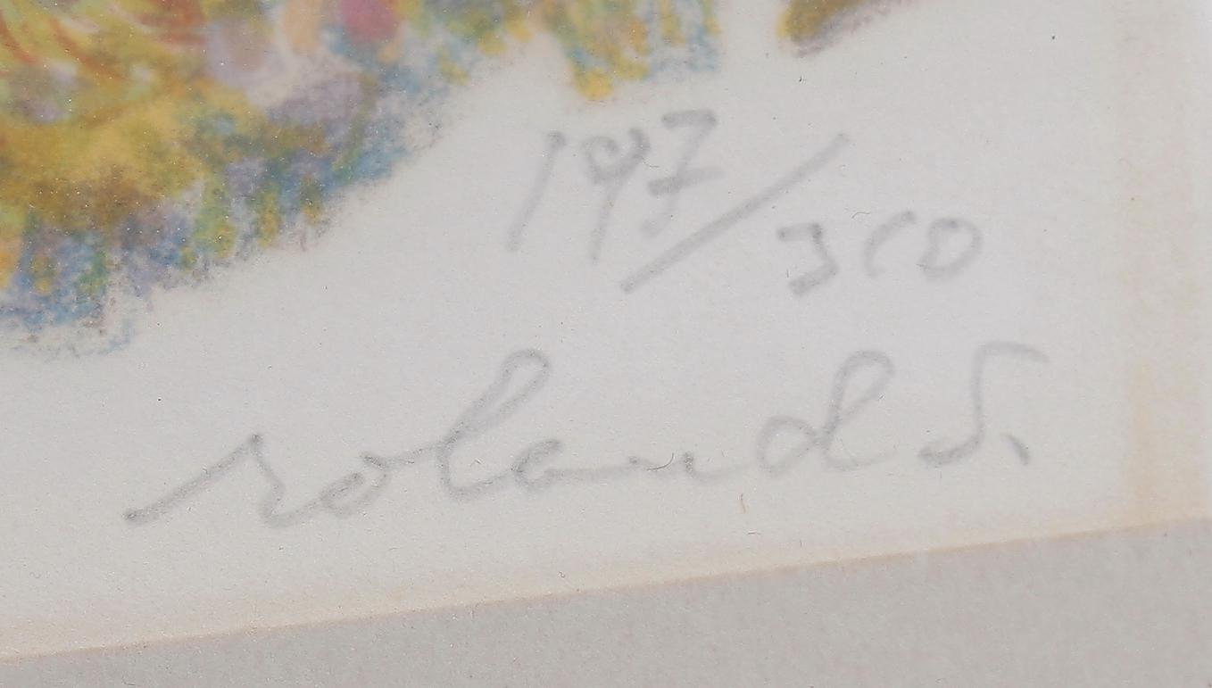 ROLAND SVENSSON, färglitografi. Sign o numr 197/310.