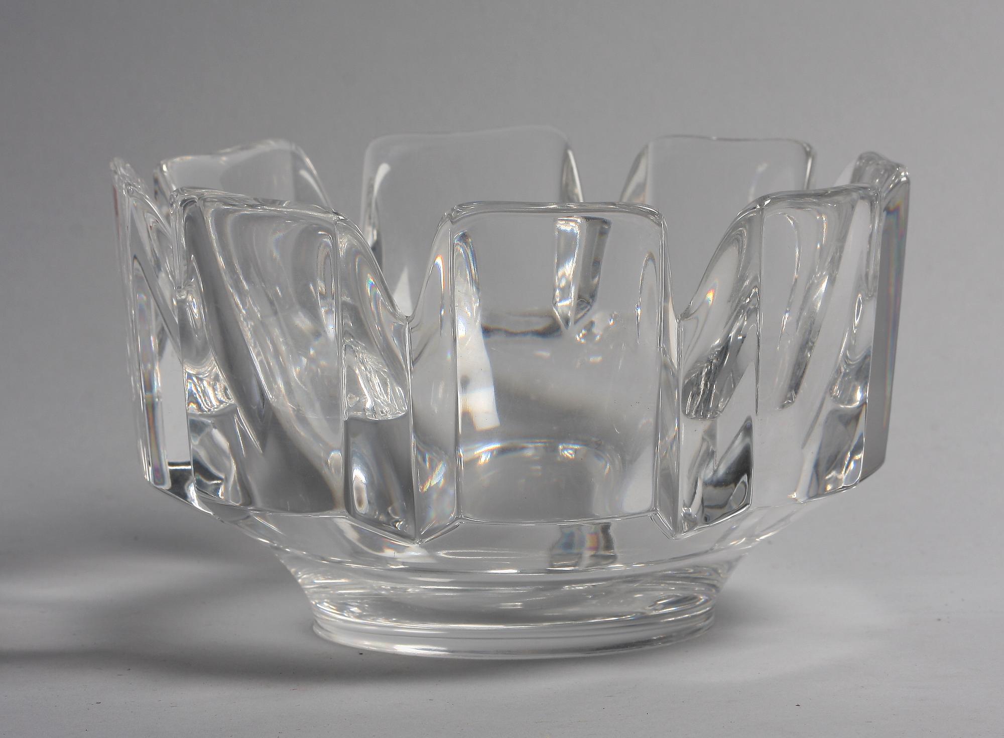 SKÅL, glas, Orrefors, Lars Hellsten. Sign.