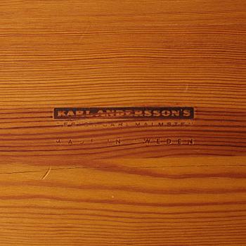 Carl Malmsten, a pine bench, Karl Andersson & Söner, second half of the 20th century.