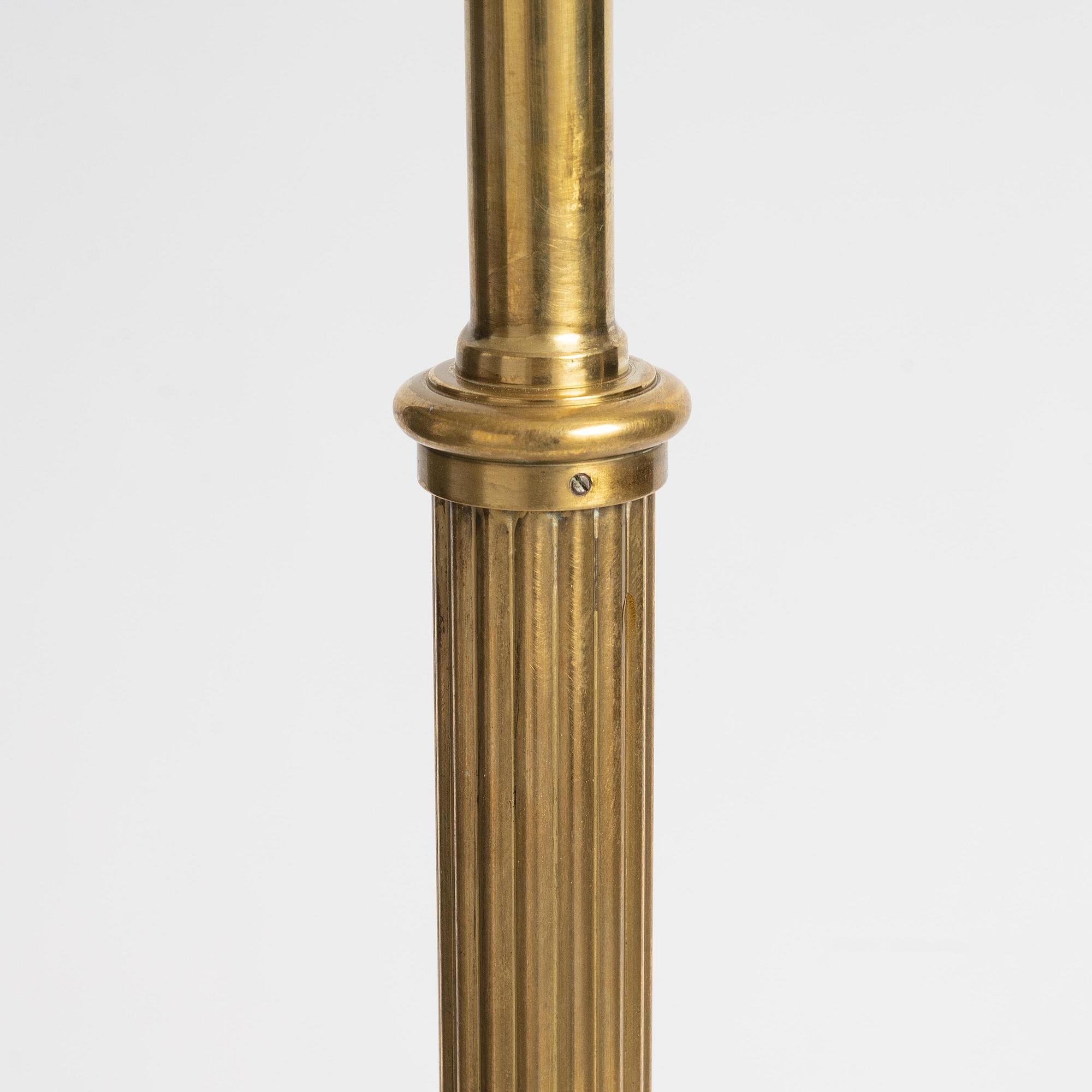 Bertil Brisborg, a pair of floor lamps model "32160", Nordiska Kompaniet, 1940-50s.