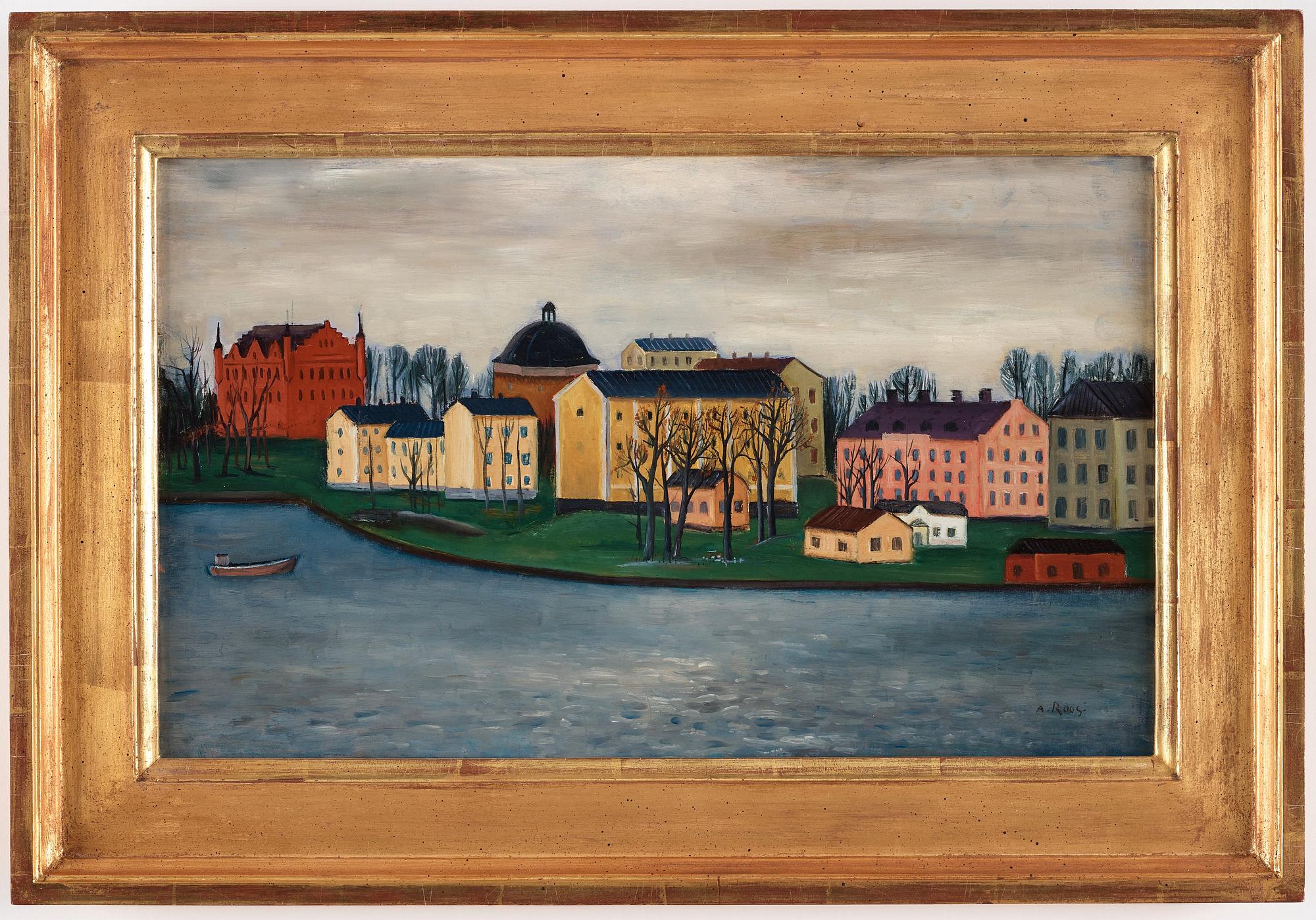 Alexander Roos, "Kastellholmen" (View from Stockholm).