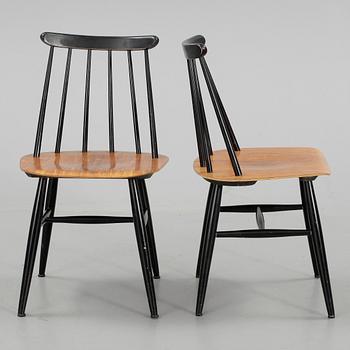 STOLAR, 4 st, "Fanett", Ilmari Tapiovaara, Edsbyverken. Formgiven 1955.