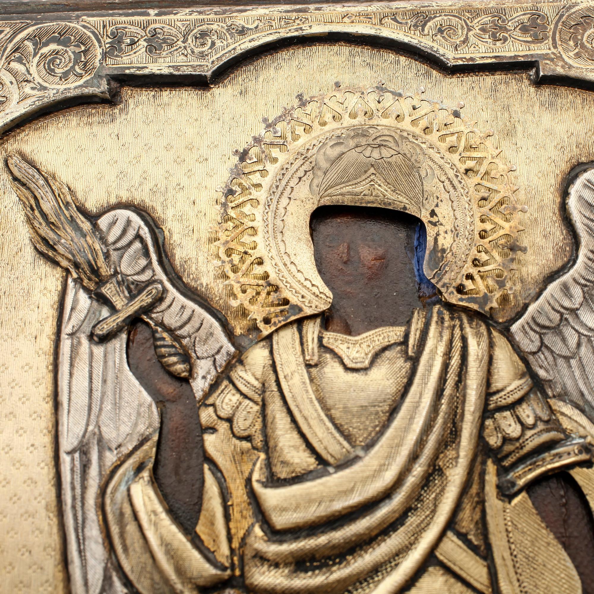 IKON, med silverrizza, Moskva, Ryssland, 1887.