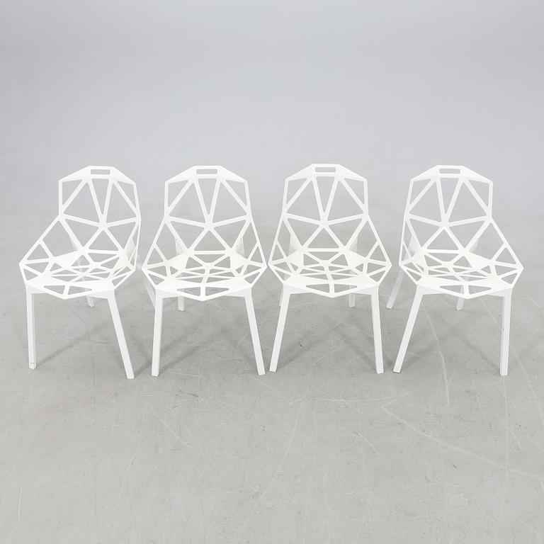 Konstantin Grcic chairs, 8 pcs "Chair one" for Magis, 21st century.