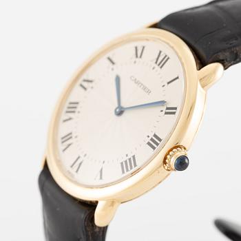 Cartier, Louis Ronde, wristwatch, 33.5 mm.