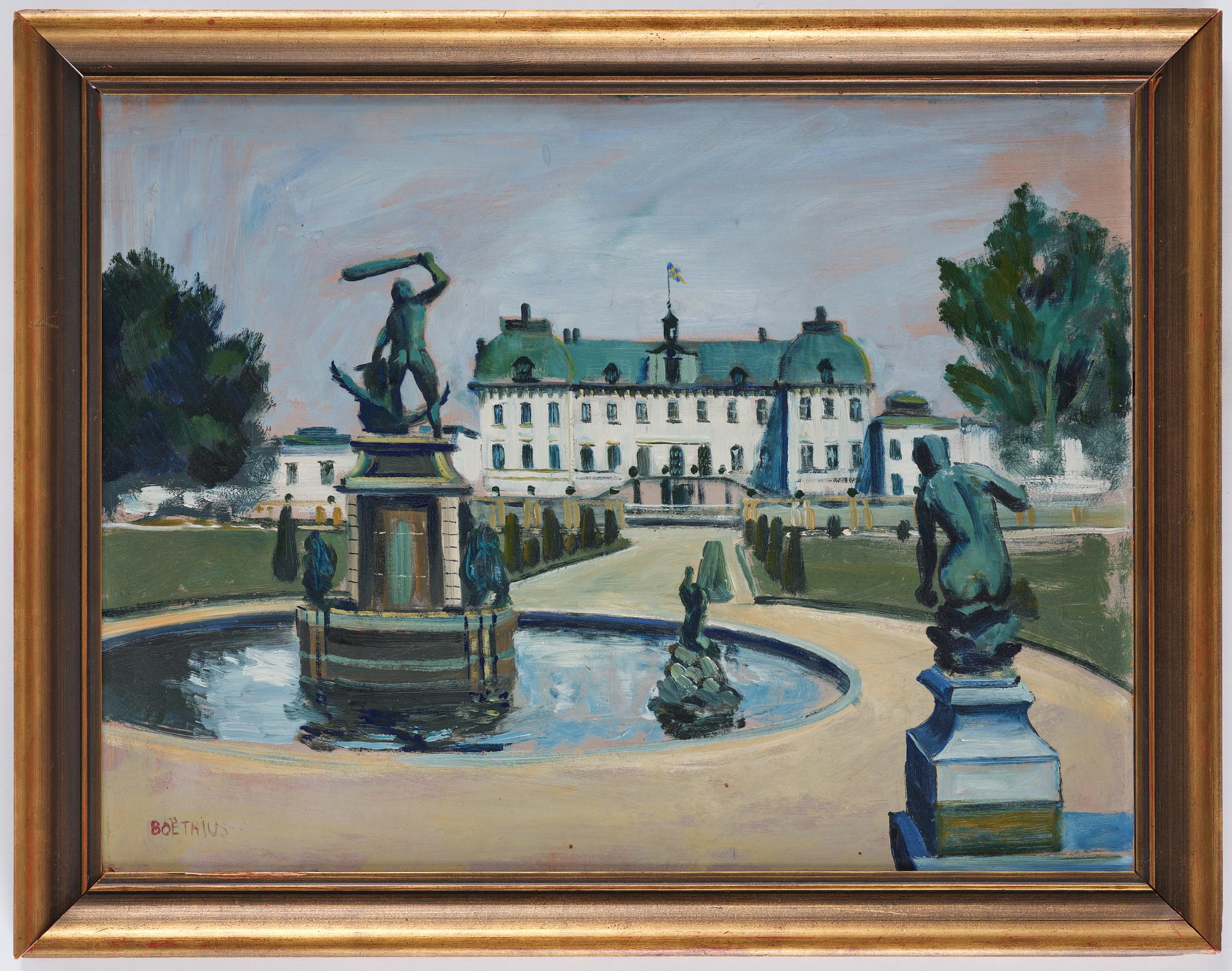 Lars Boëthius, Drottningholms slott.