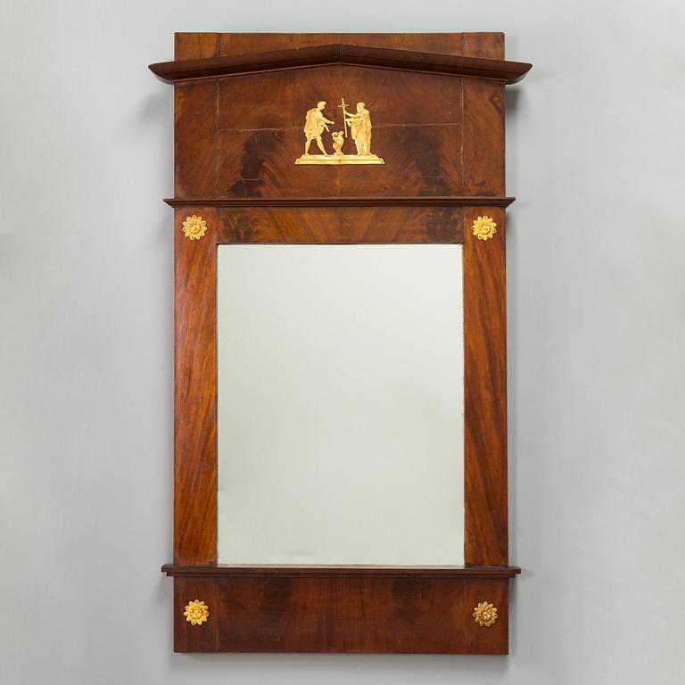 Spegel, biedermeier, 1800-talets mitt.