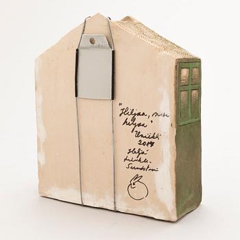 HELJÄ LIUKKO-SUNDSTRÖM, unik lampett, signerad Heljä Liukko-Sundström 2014.