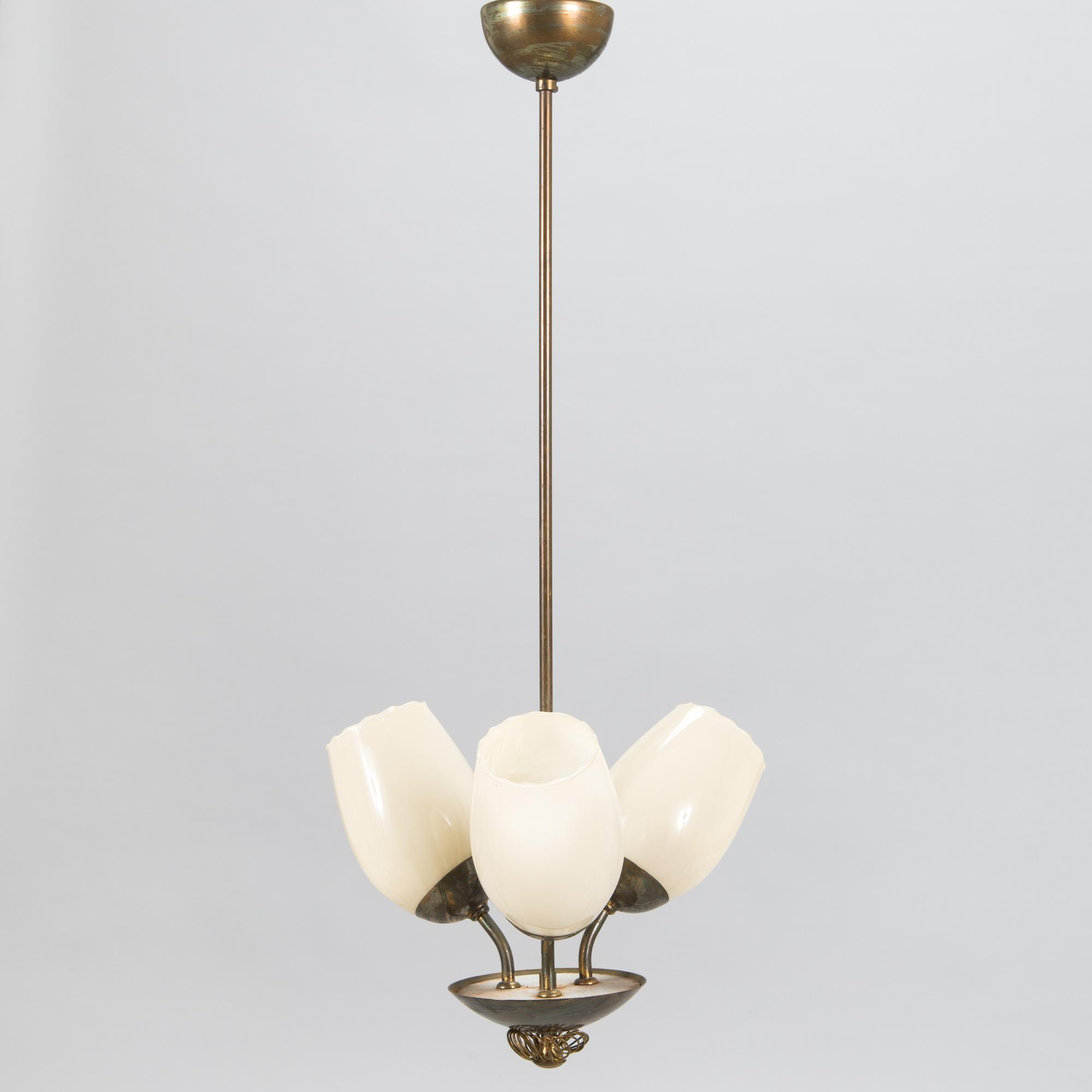 A 1950s Idman ceiling lamp.