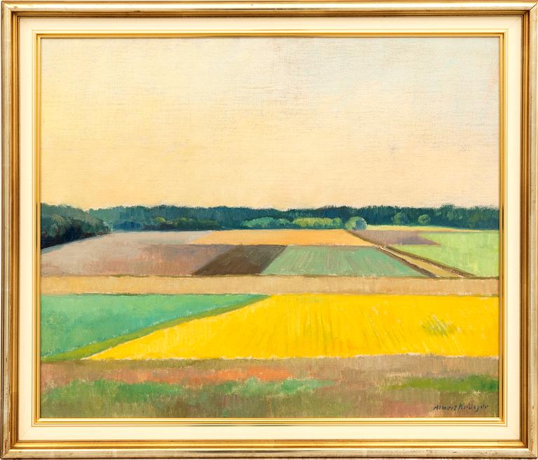 Albert Krüger, "Höstlandskap".